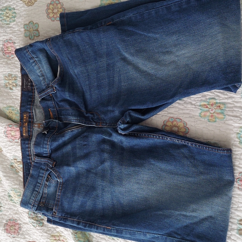 Straight leg men's jeans